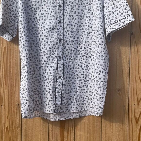 Take 50% OFF- Amedeo Men’s Short-sleeved Button Down Shirt, Size-5XL - Picture 3 of 9